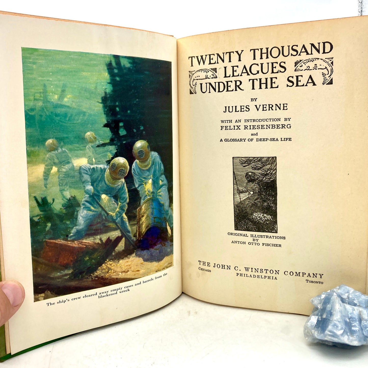 VERNE, Jules "Twenty Thousand Leagues Under the Sea" [John C. Winston, 1932] (Copy)