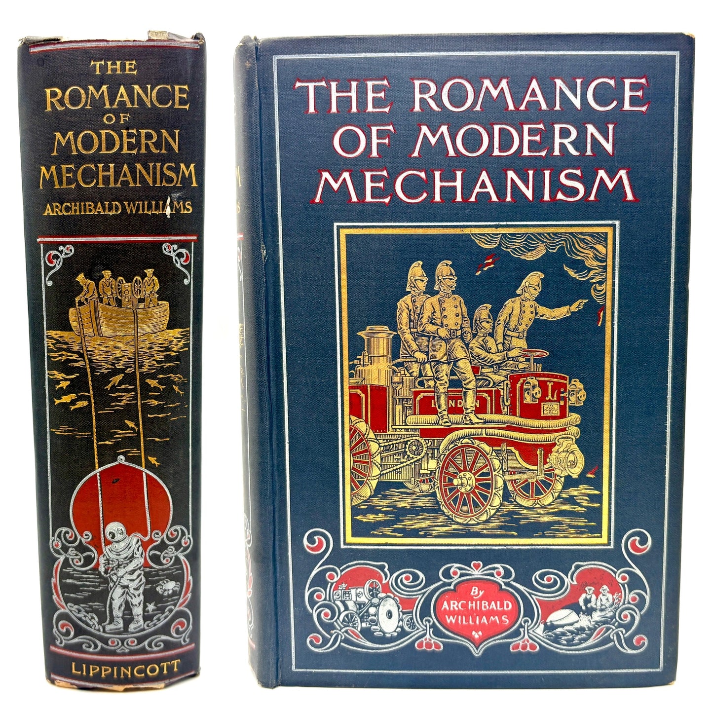 WILLIAMS, Archibald "The Romance of Modern Mechanism" [J.B. Lippincott, 1907]