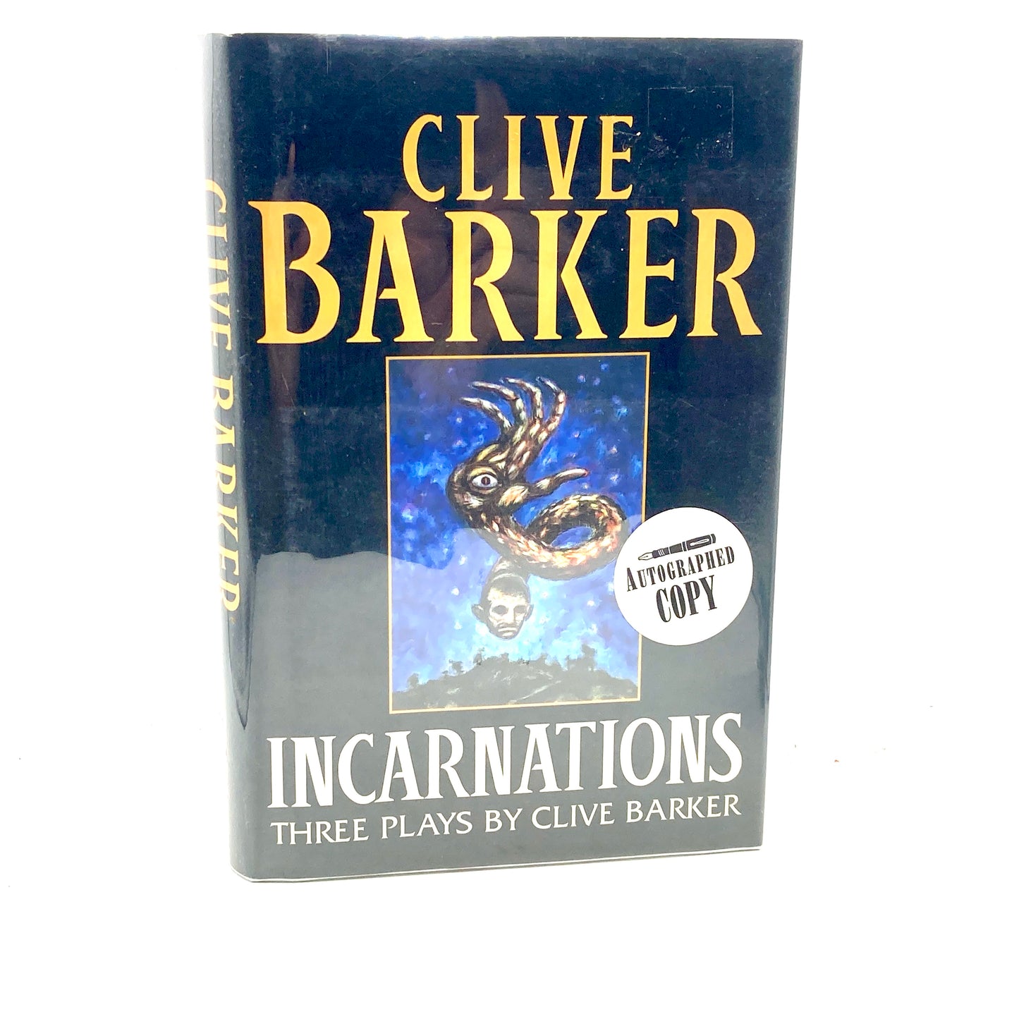 BARKER, Clive "Incantations, Three Plays" [Harper Collins, 1996] Signed 1st Edition