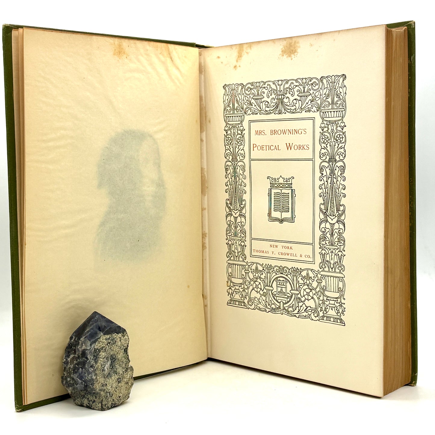 BROWNING, Elizabeth Barrett “Poetical Works” [Thomas Y. Crowell, n.d./c1900]