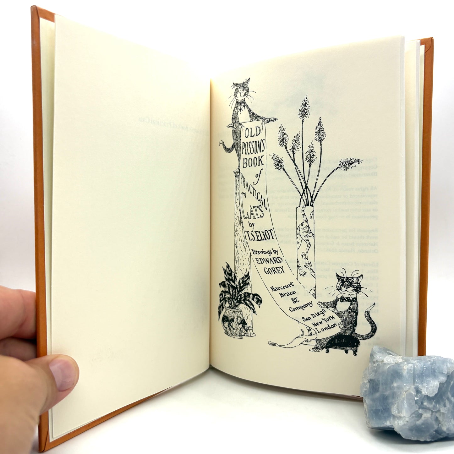 ELIOT, T.S. "Old Possum's Book of Practical Cats" [Harcourt, 1982] Signed by Edward Gorey