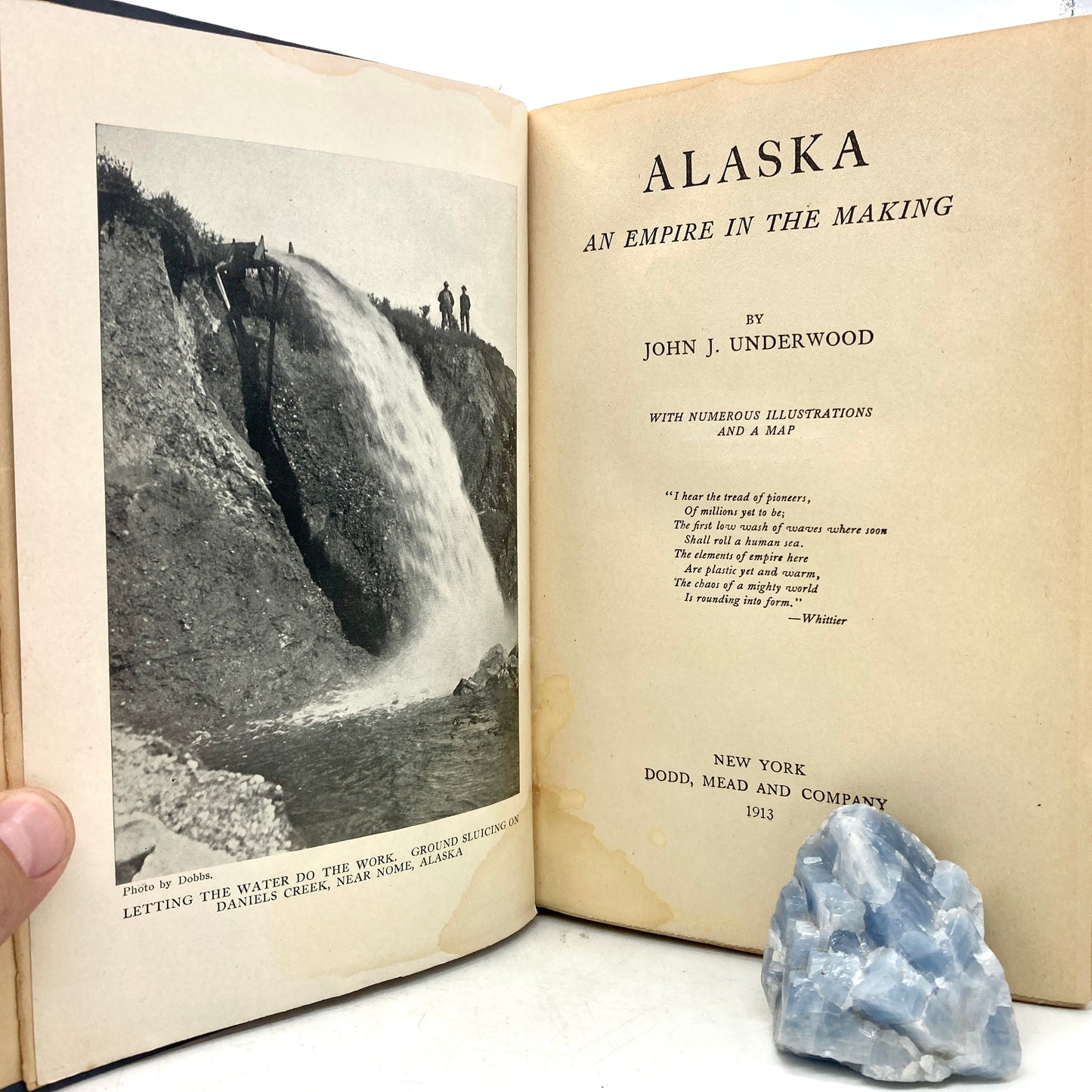 UNDERWOOD, John J. "Alaska, An Empire in the Making" [Dodd Mead, 1913] Signed 1st