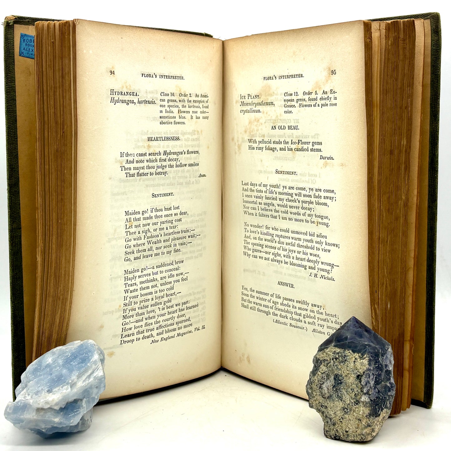 HALE, Sarah Josepha "Flora’s Interpreter" [Sanborn & Carter, 1856]