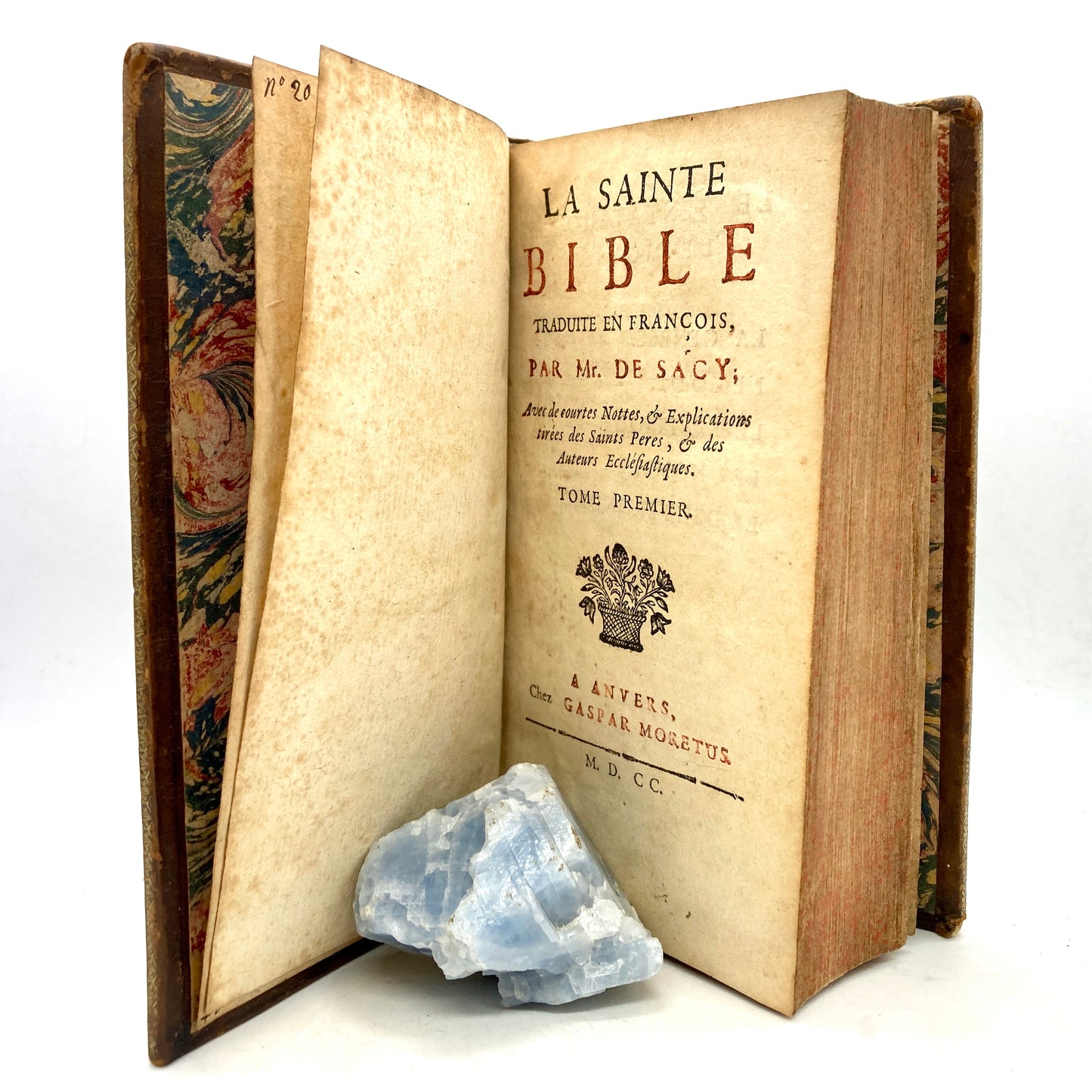 "La Sainte Bible" traduite en Francois par Me. De Sacy [Gaspar Moretus, 1700]
