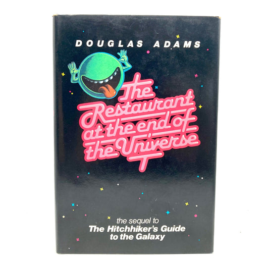 ADAMS, Douglas "The Restaurant at the End of the Universe" [Harmony Books, 1980] - Buzz Bookstore
