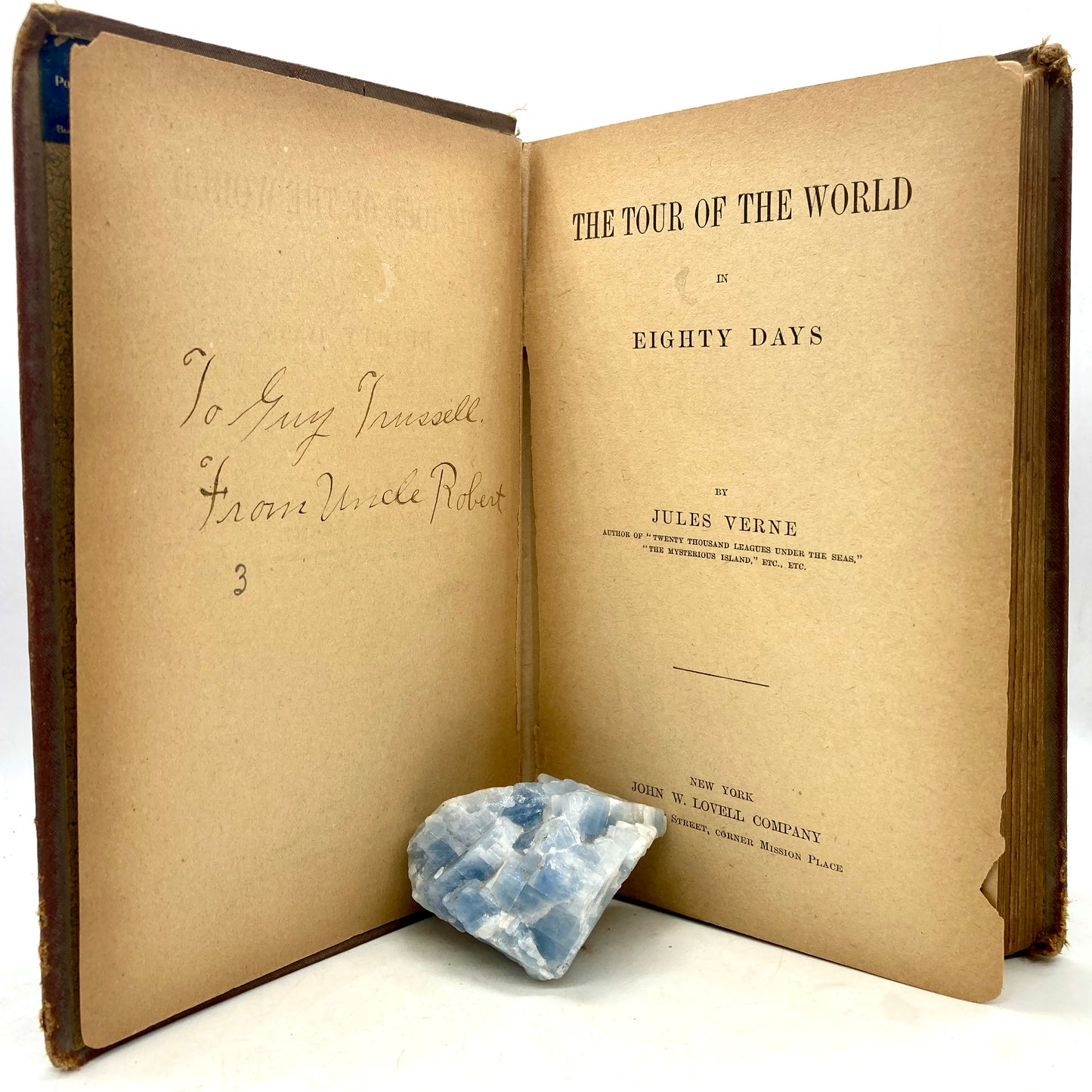 VERNE, Jules "A Tour of the World in Eighty Days" [John W. Lovell, c1882]