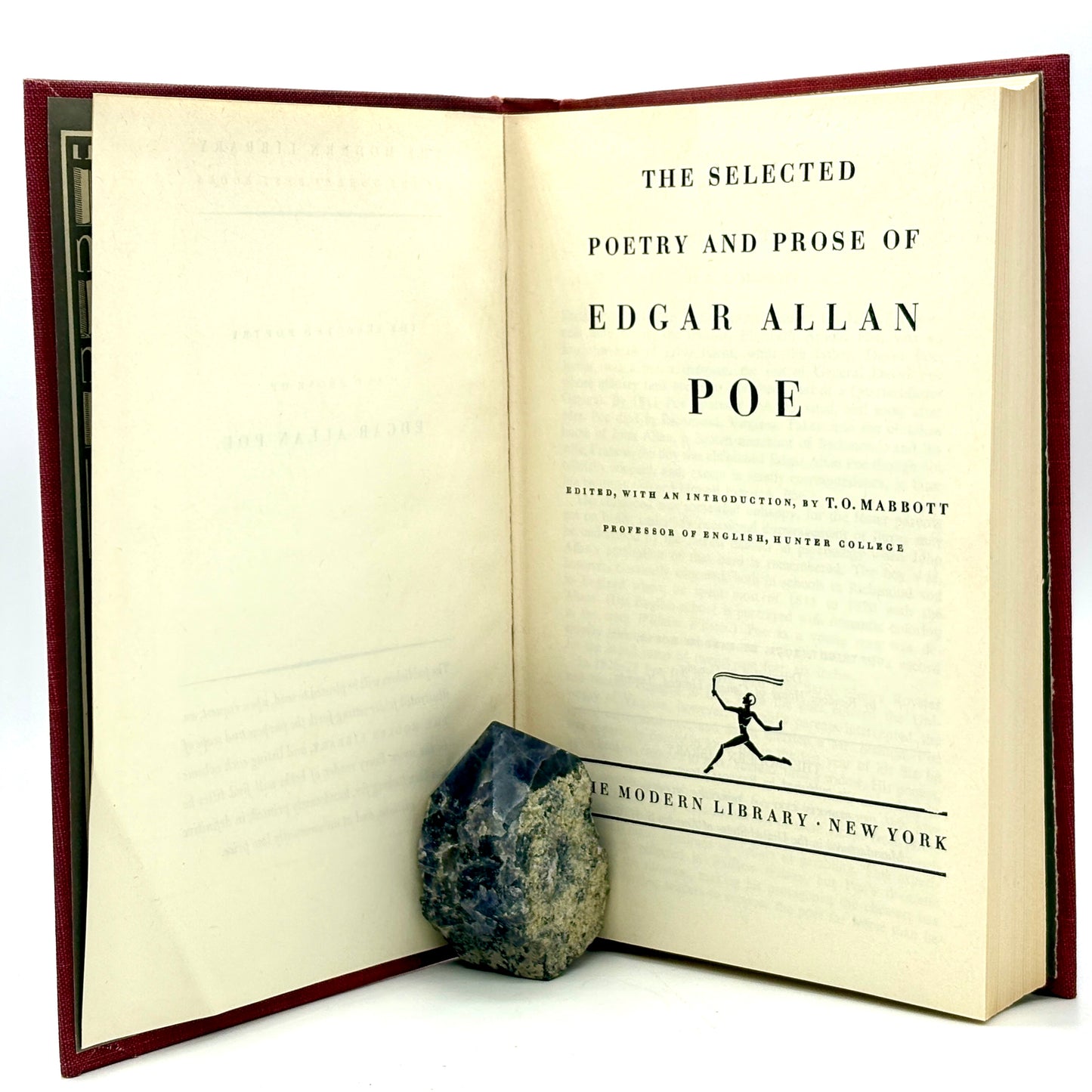 POE, Edgar Allan "Selected Poetry and Prose" [Modern Library, 1951]