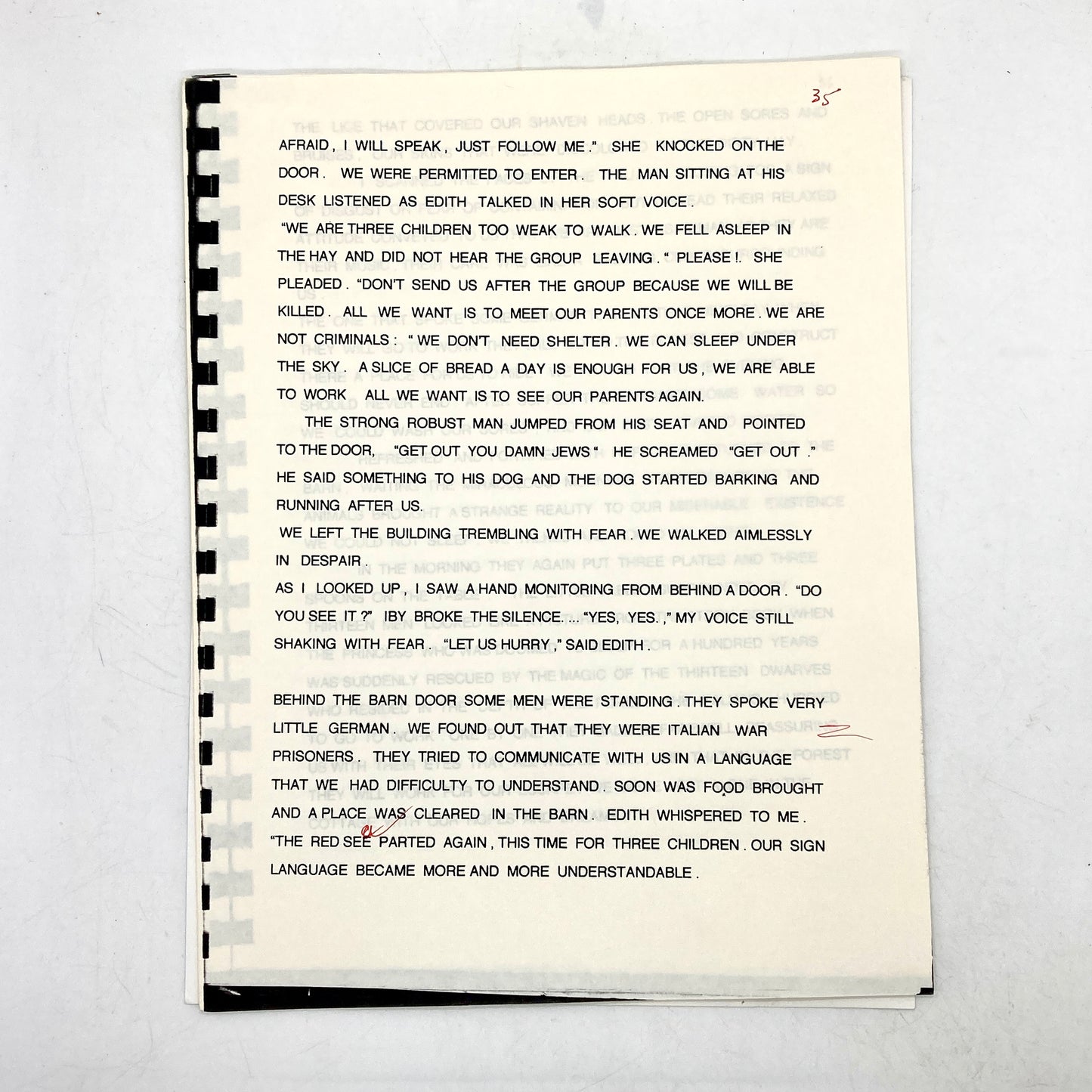 CAHANA, Alice Lok - Personal Manuscript and Holograph Letter [Date Unknown]