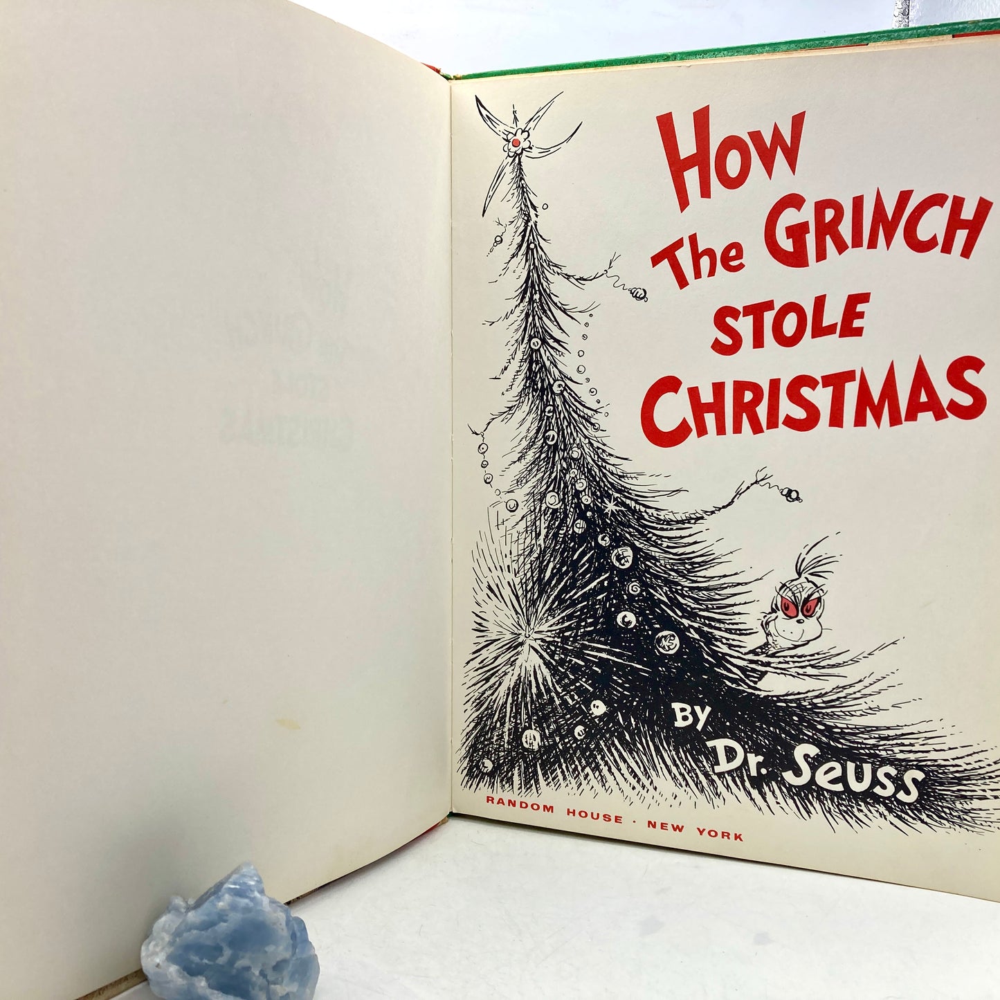 SEUSS, Dr. "How the Grinch Stole Christmas" [Random House, 1957] 1st Edition/1st Issue