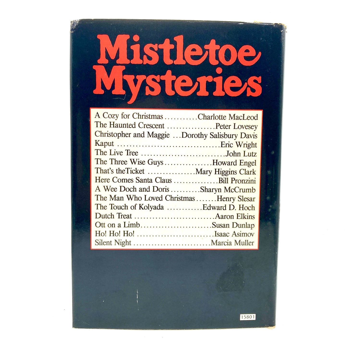 MACLEOD, Charlotte "Mistletoe Mysteries" [Mysterious Press, 1989]