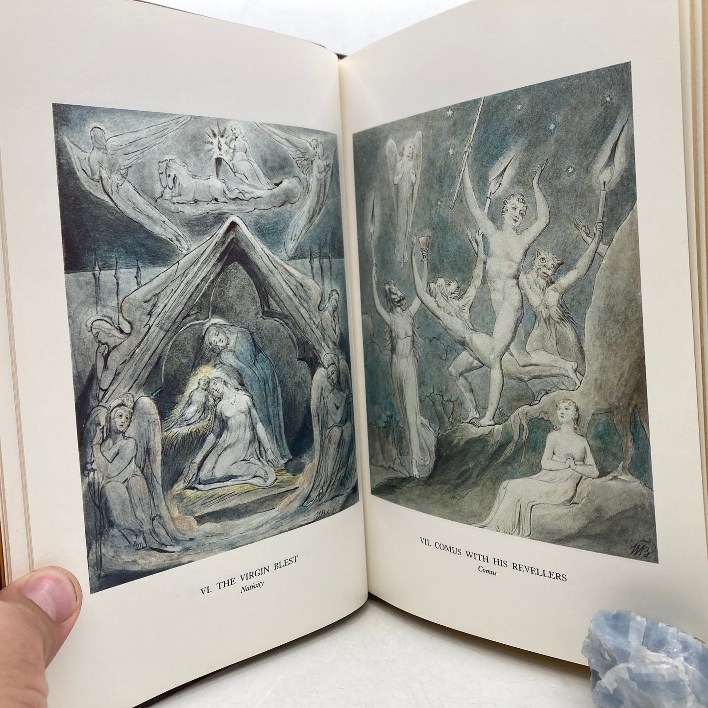 MILTON, John "Works, incl. Paradise Lost" [Franklin Library, 1978] William Blake