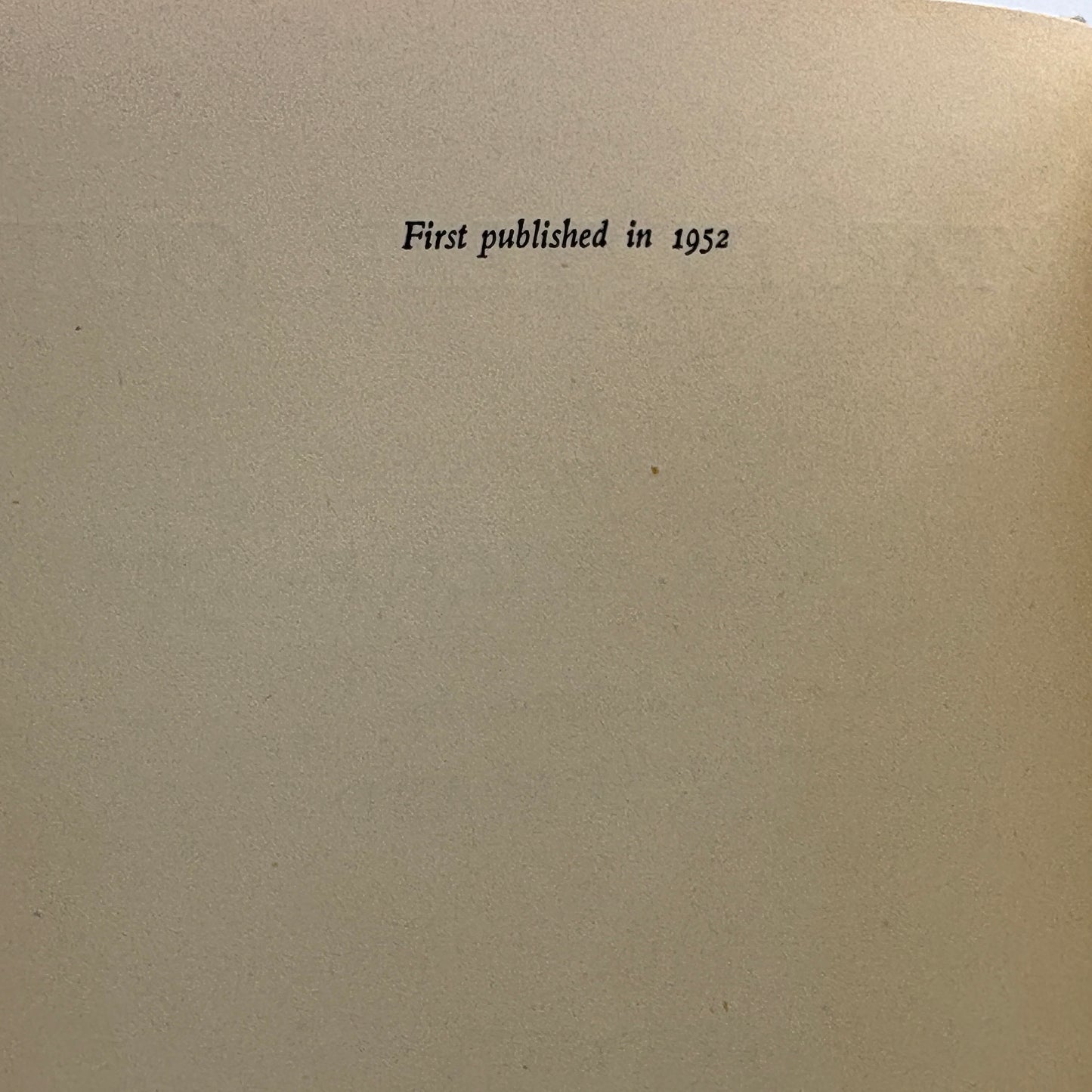MILNE, A. A. "Year In, Year Out" [Methuen, 1952] Signed 1st Edition