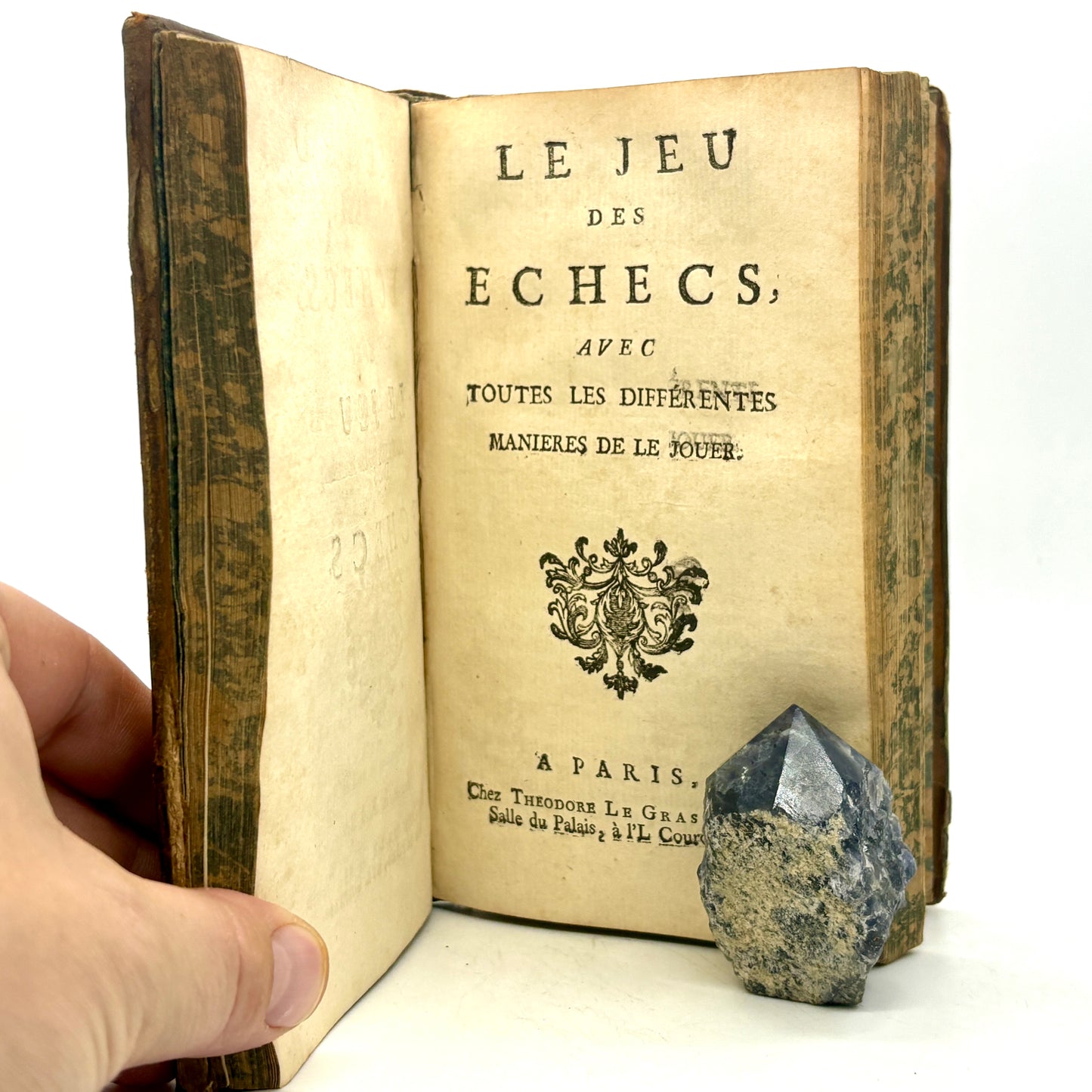 “Le Jeu du Trictrac et Jeu des Échecs” [Théodore Legras, 1757] Backgammon, Chess