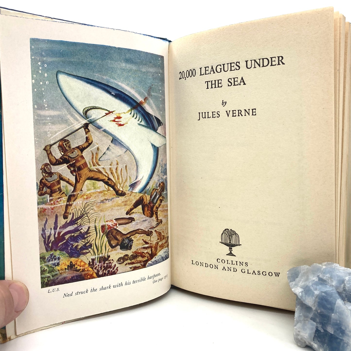 VERNE, Jules "20,000 Leagues Under the Sea" [Collins, 1959] with Dust Jacket