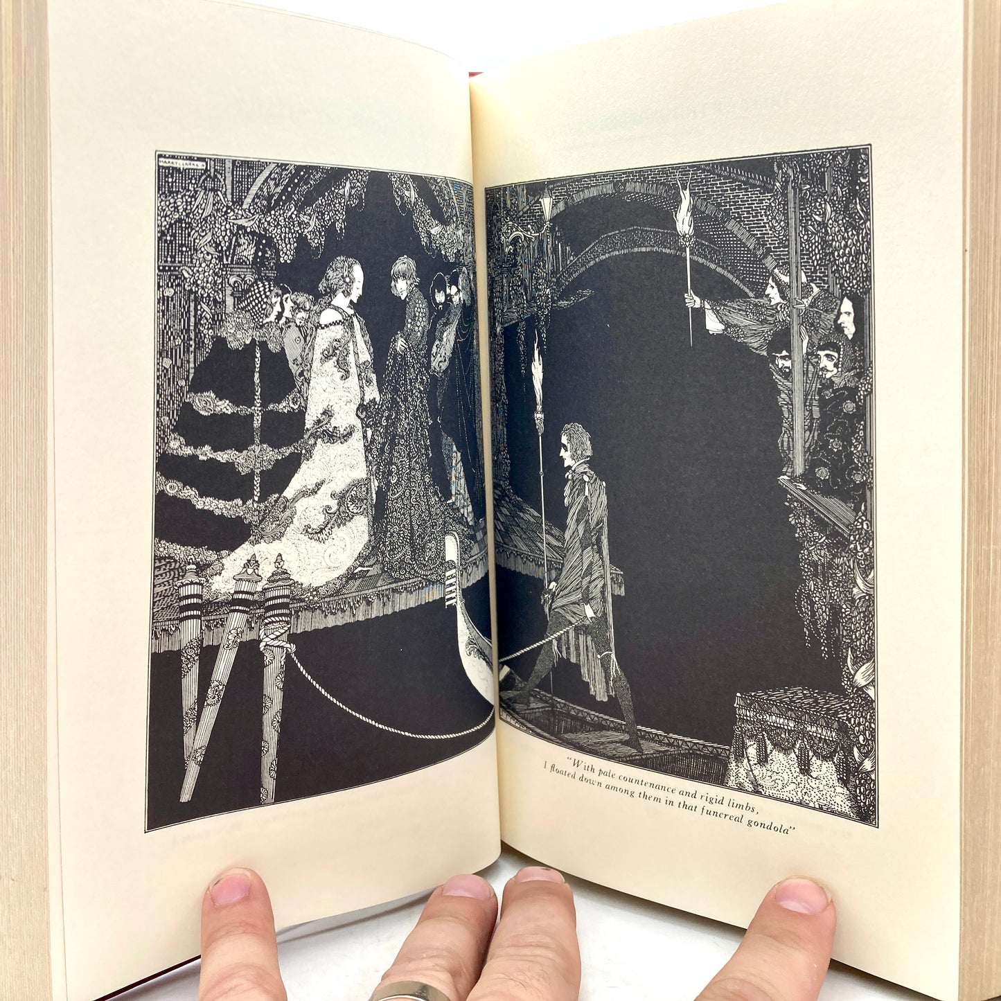 POE, Edgar Allan "Tales" [Franklin Library, 1979] Illustrated by Harry Clarke