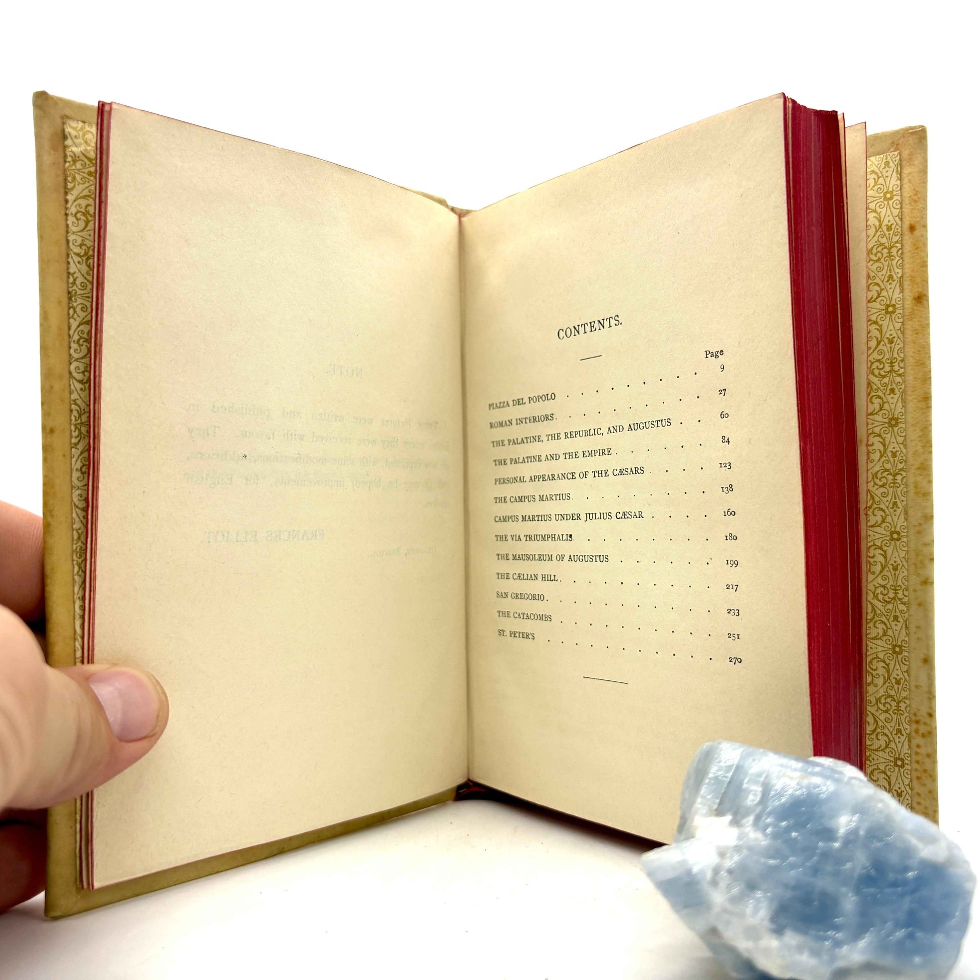 ELLIOTT, Frances "Pictures of Old Rome" [Bernard Tauchnitz, 1882]