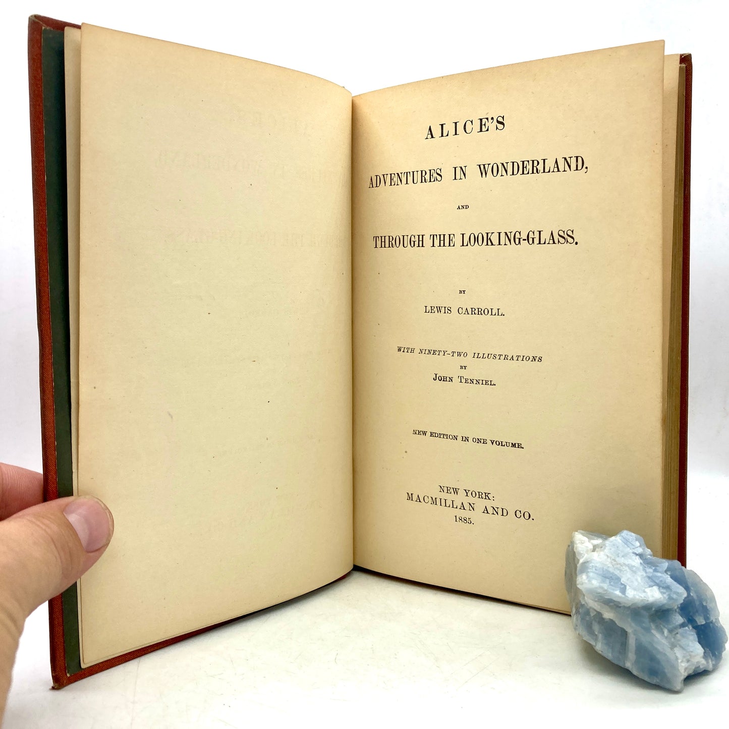 CARROLL, Lewis "Alice in Wonderland & Through the Looking Glass" [Macmillan, 1885]