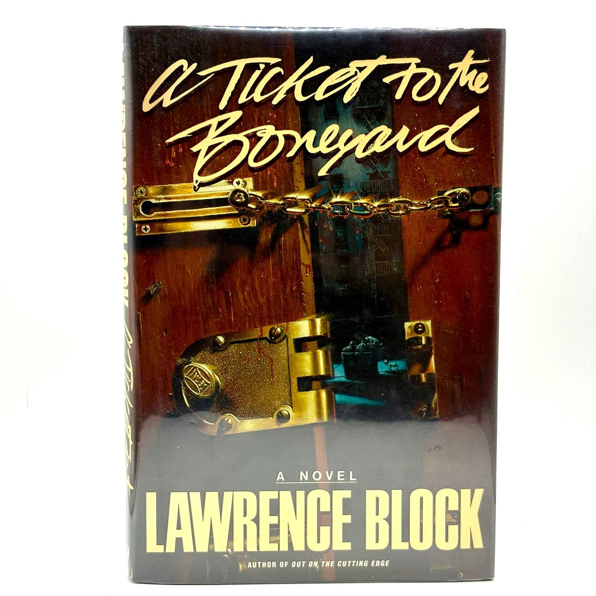 BLOCK, Lawrence “A Ticket to the Boneyard” [William Morrow, 1990] Signed 1st