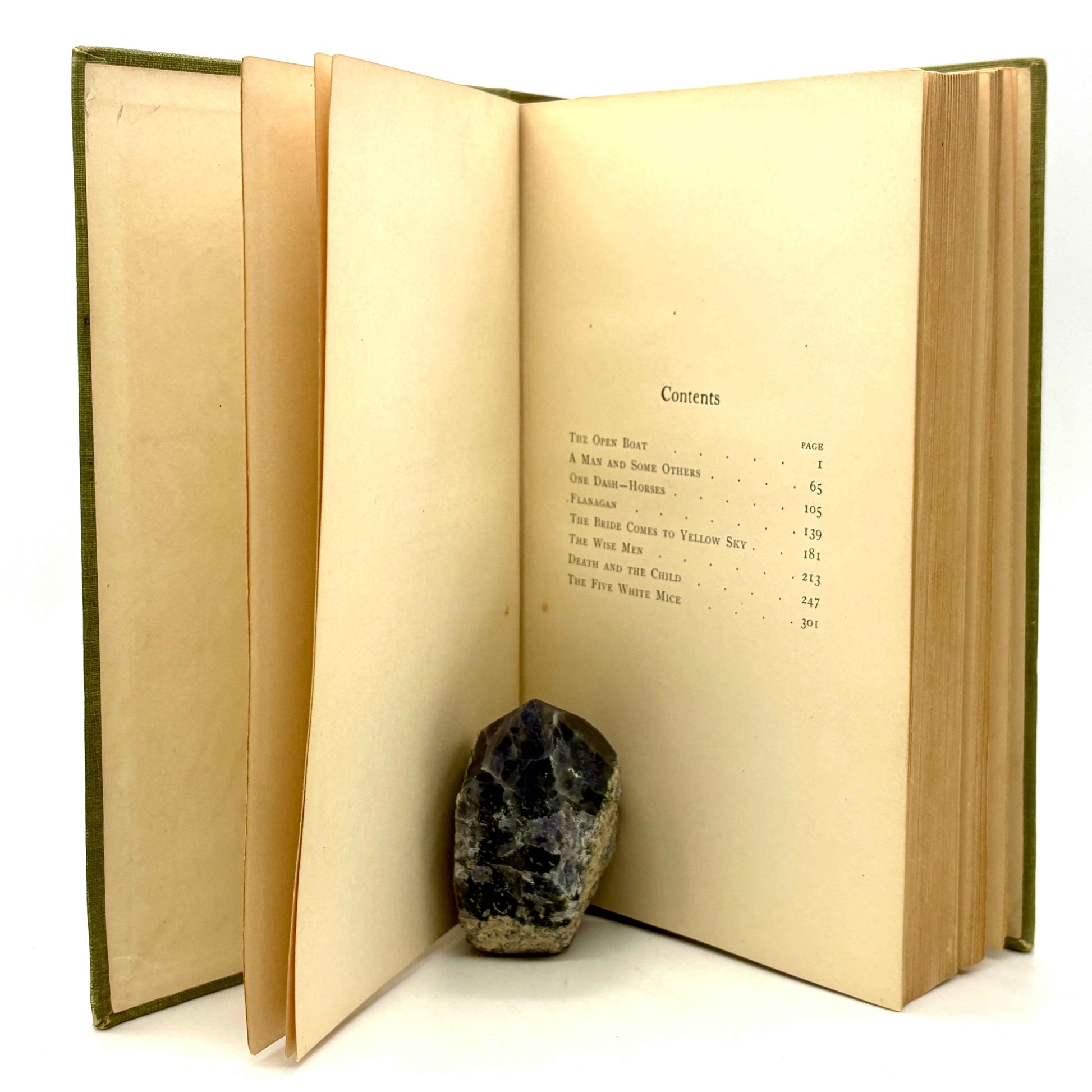 CRANE, Stephen "The Open Boat" [Doubleday & McClure, 1899]