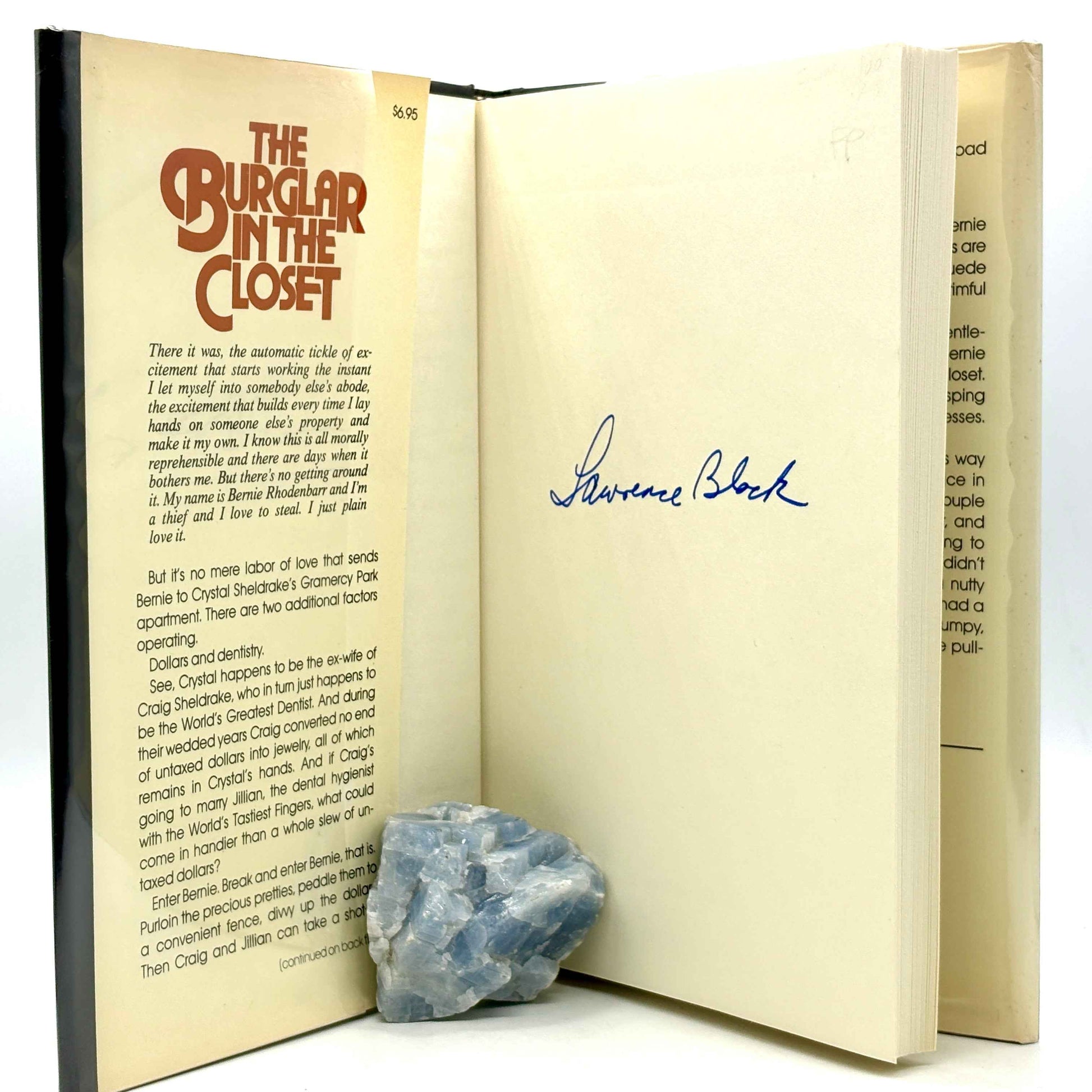BLOCK, Lawrence “The Burglar in the Closet” [Random House, 1978] Signed 1st