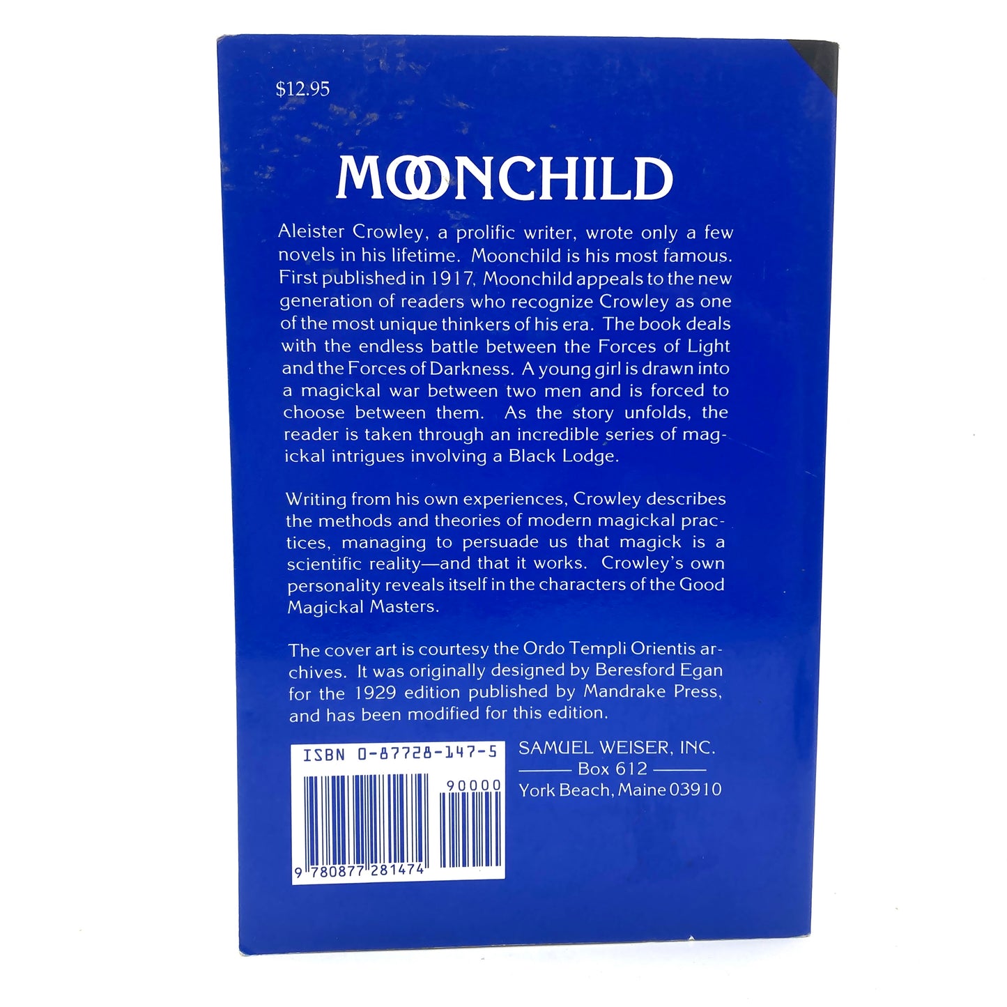 CROWLEY, Aleister "Moonchild" [Weiser, 2000]