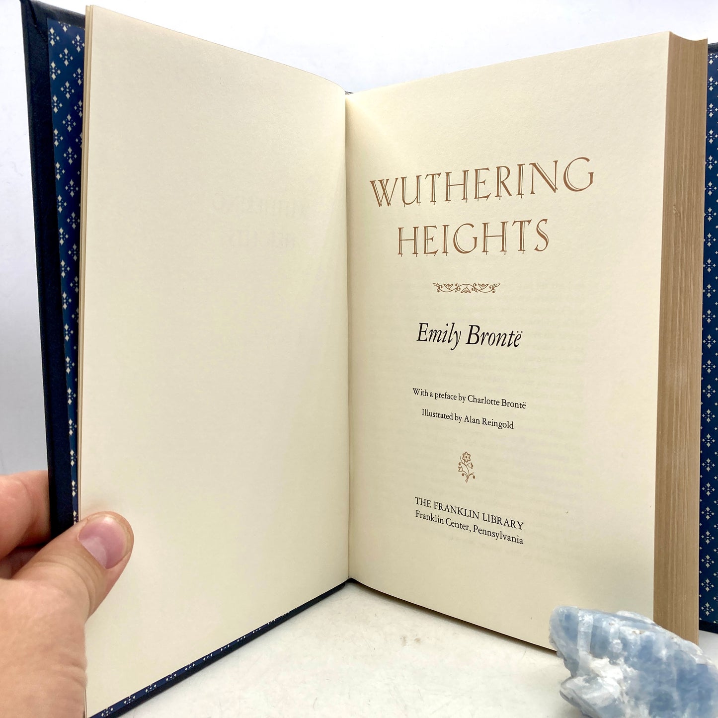 BRONTE, Emily "Wuthering Heights" [Franklin Library, 1979] Illustrated Alan Reingold