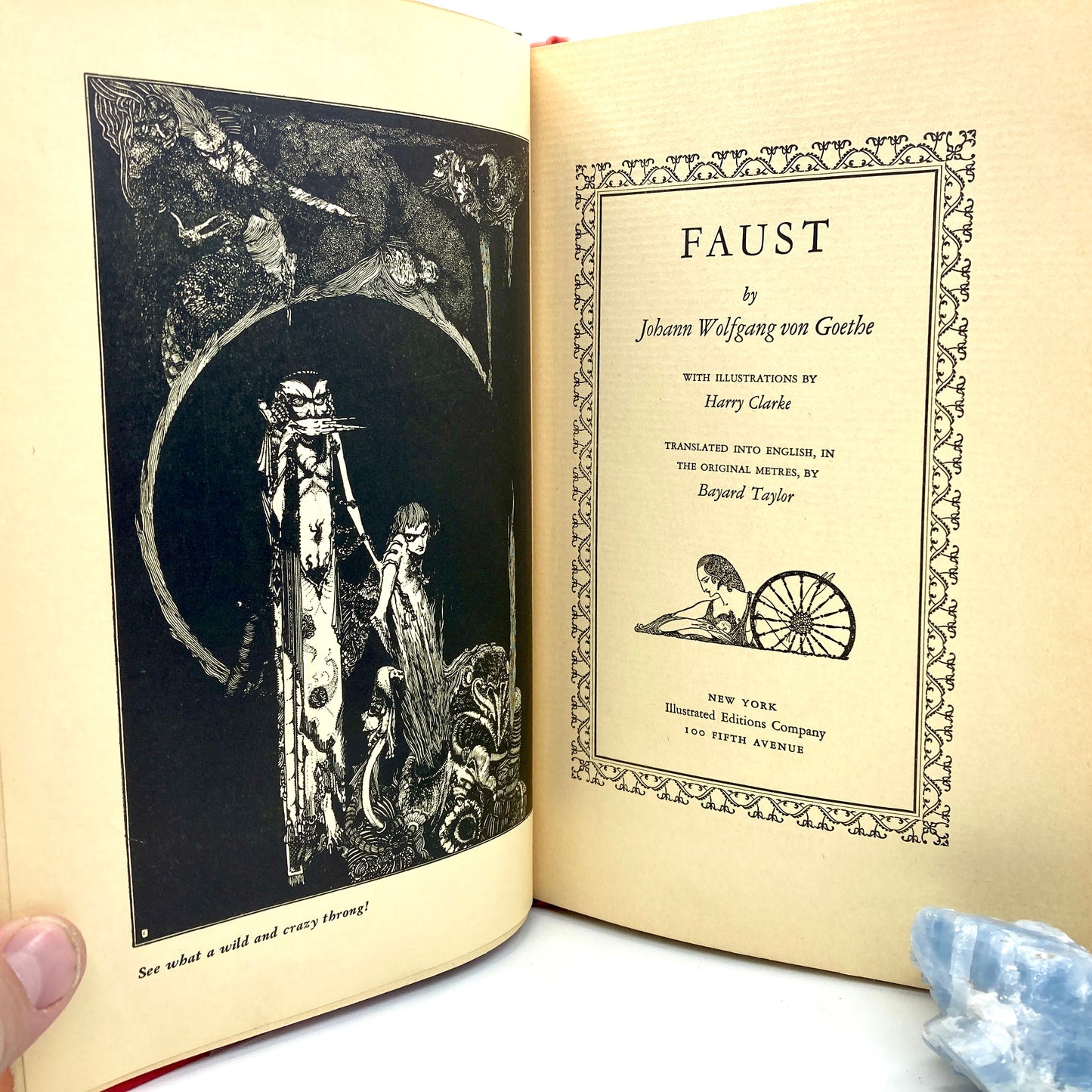 VON GOETHE, Johann Wolfgang "Faust" [Illustrated Editions, c1930] Harry Clarke