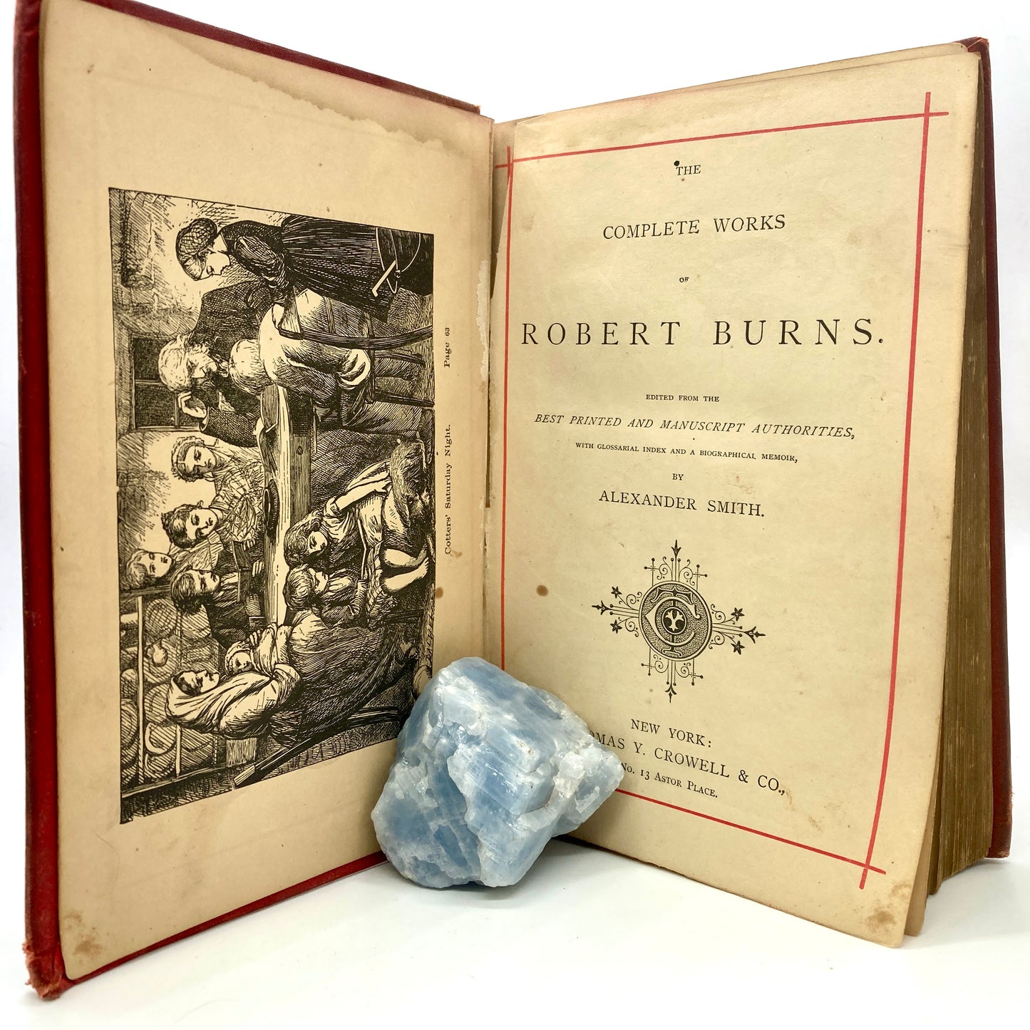 BURNS, Robert "The Complete Works" [Thomas Y. Crowell, n.d./c1880s]