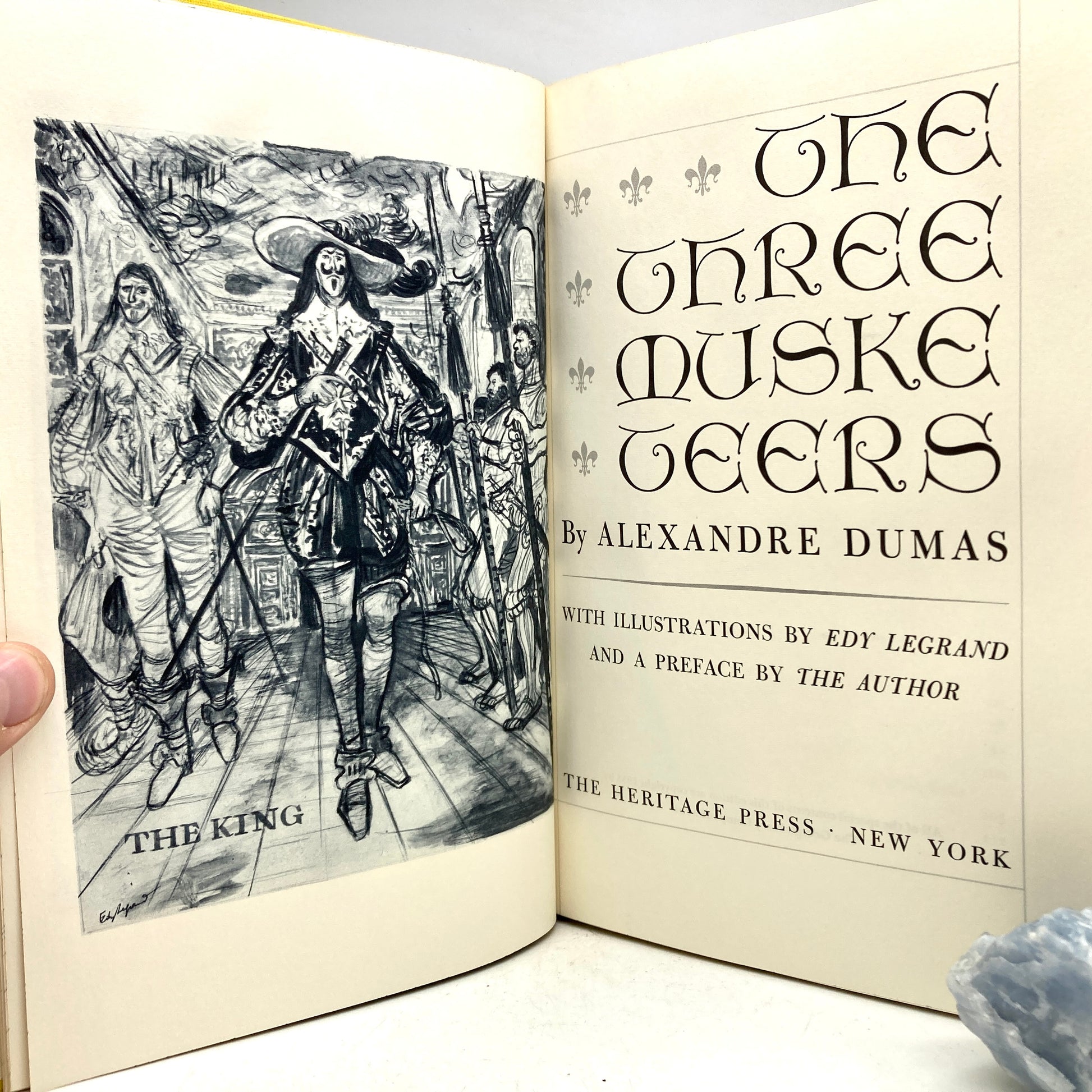 DUMAS, Alexandre "The Three Musketeers" [Heritage Press, 1953] - Buzz Bookstore
