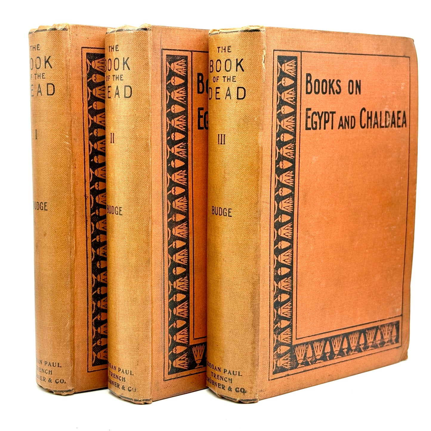 BUDGE, E.A. Wallis "The Book of the Dead" [Kegan Paul, Trench, Trubner & Co, 1910]