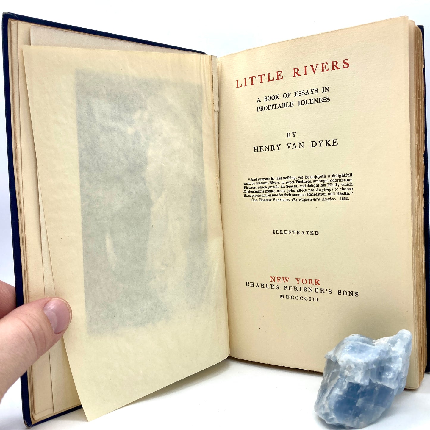 VAN DYKE, Henry "Little Rivers" [Scribners, 1903] Margaret Armstrong