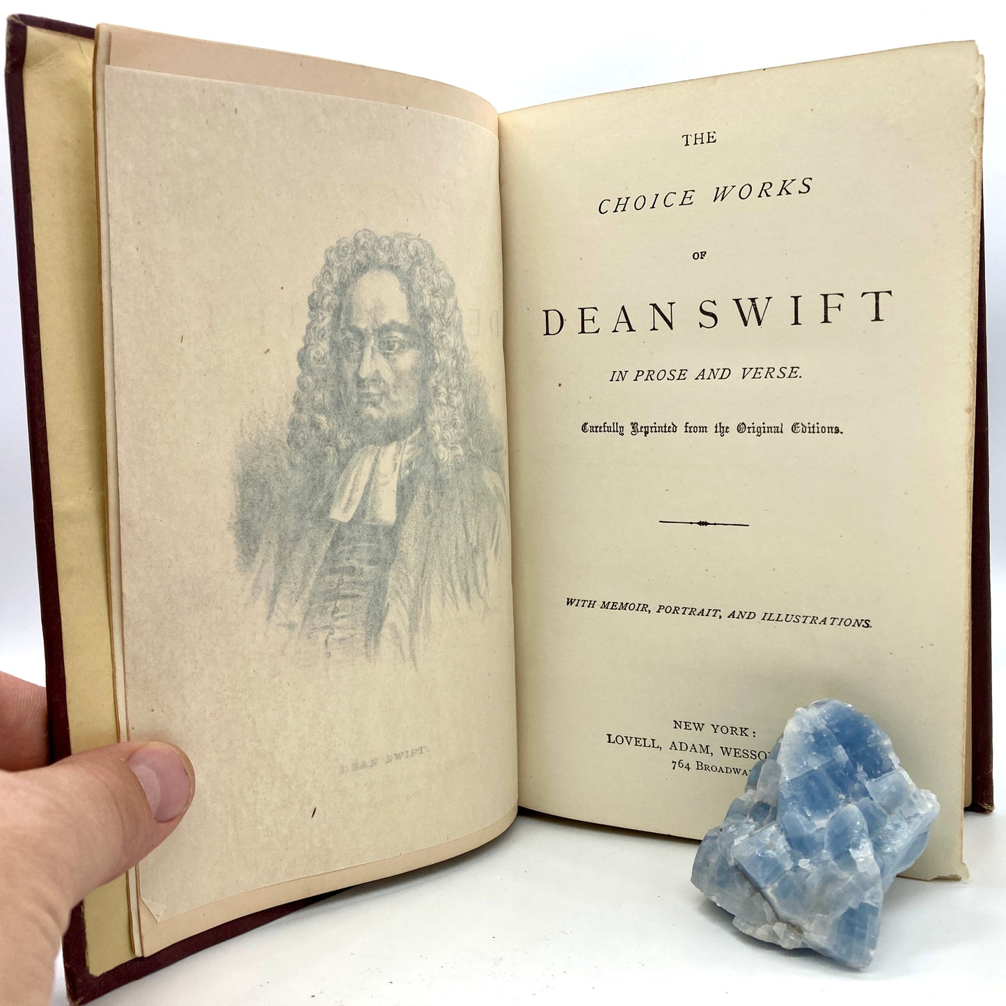 SWIFT, Jonathan "The Choice Works of Dean Swift" [John W. Lovell, n.d./1876]