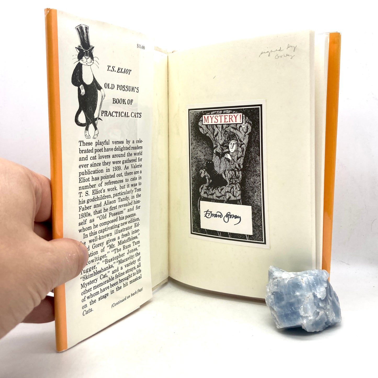 ELIOT, T.S. "Old Possum's Book of Practical Cats" [Harcourt, 1982] Signed by Edward Gorey