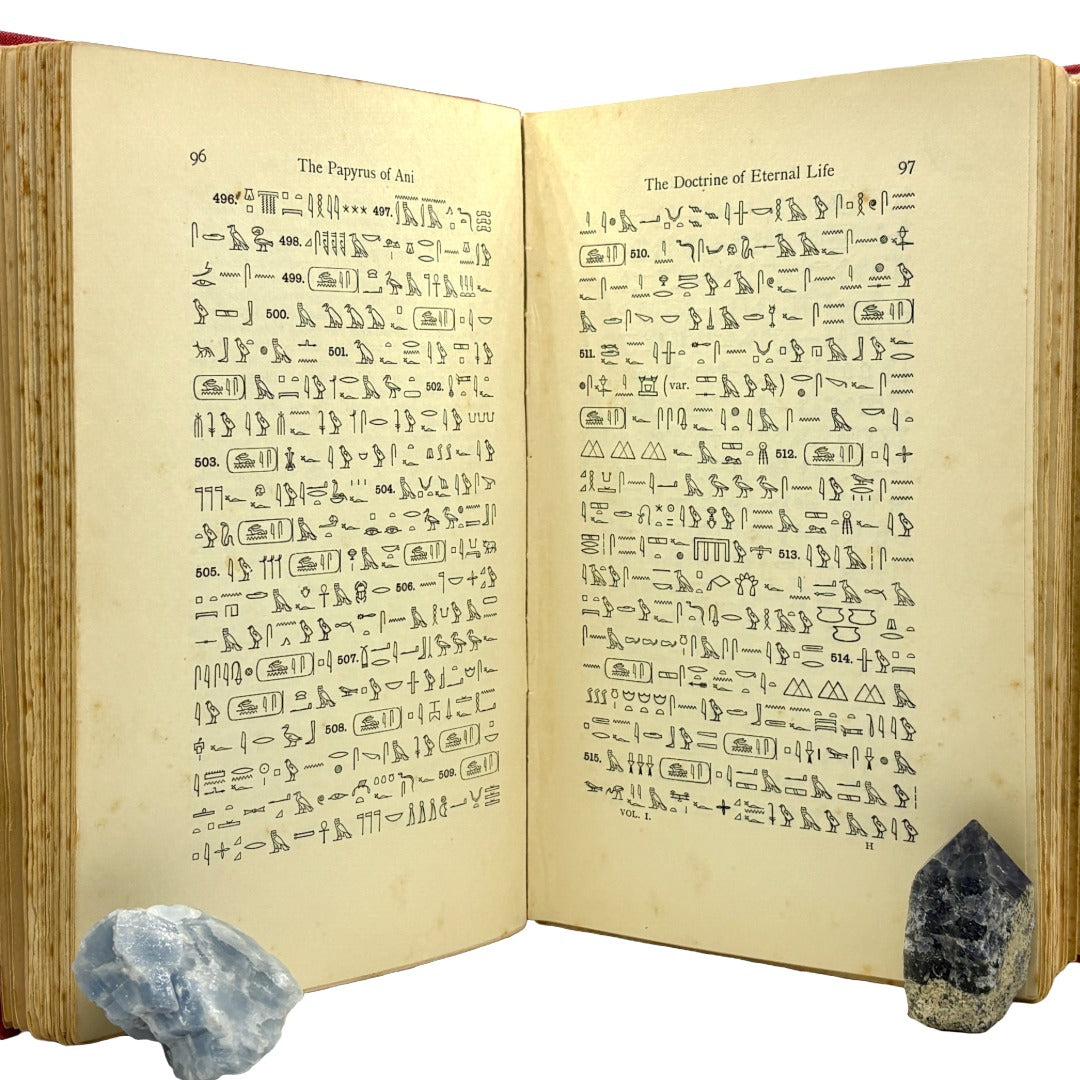 BUDGE, E. A. Wallis "The Book of the Dead: The Papyrus of Ani" [Medici Society, 1913]