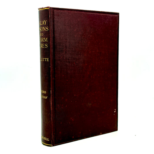 GIMLETTE, John D. "Malay Poisons and Charm Cures" [J. & A. Churchill, 1929]
