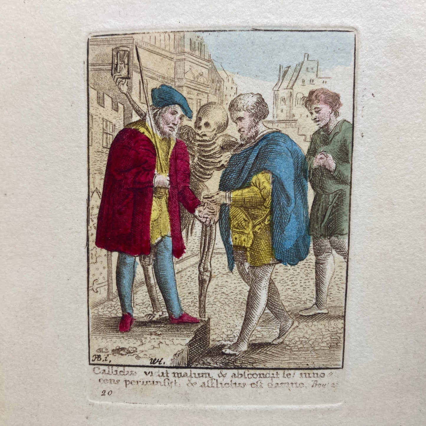 HOLBEIN, Hans "The Dance of Death" [J. Coxhead, 1816] Hand-Colored Plates
