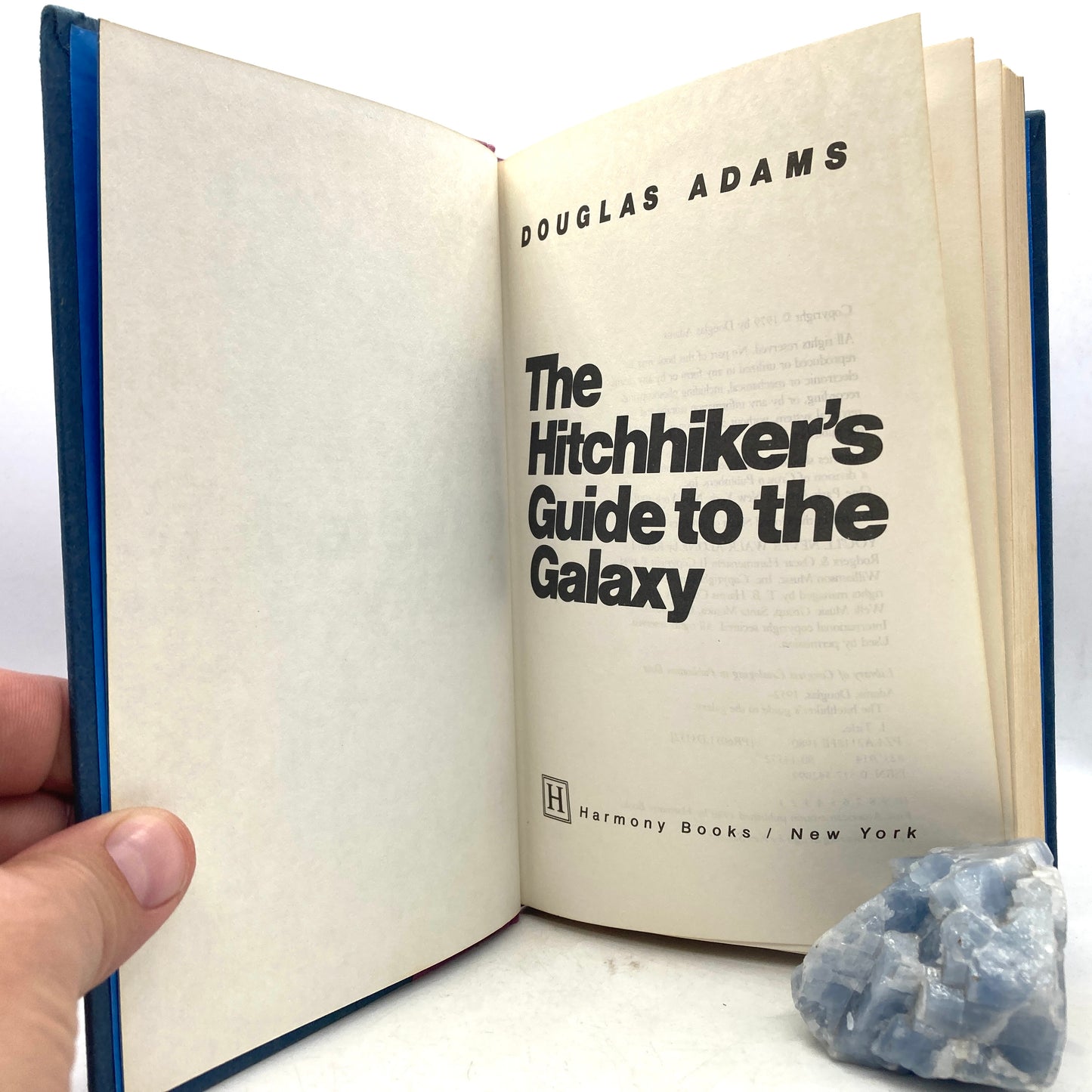 ADAMS, Douglas "The Hitchhiker's Guide to the Galaxy" [Harmony, 1980] 1st Edition