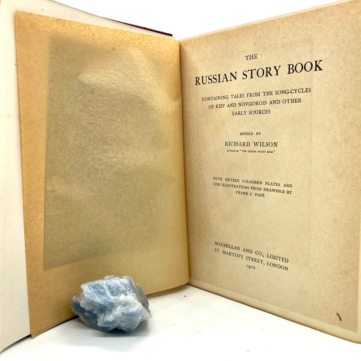 WILSON, Richard "The Russian Story Book" [MacMillan, 1916] Illustrated Frank C. Papé