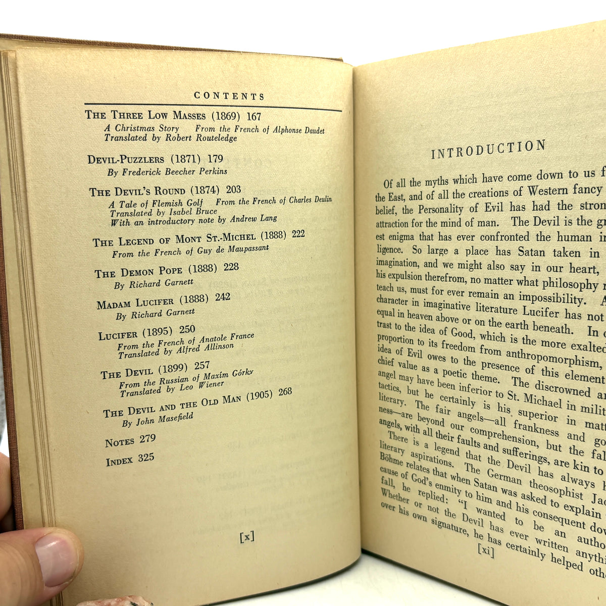 Rudwin, Maximilian J. “Devil Stories” [Alfred A. Knopf, 1921] First Edition