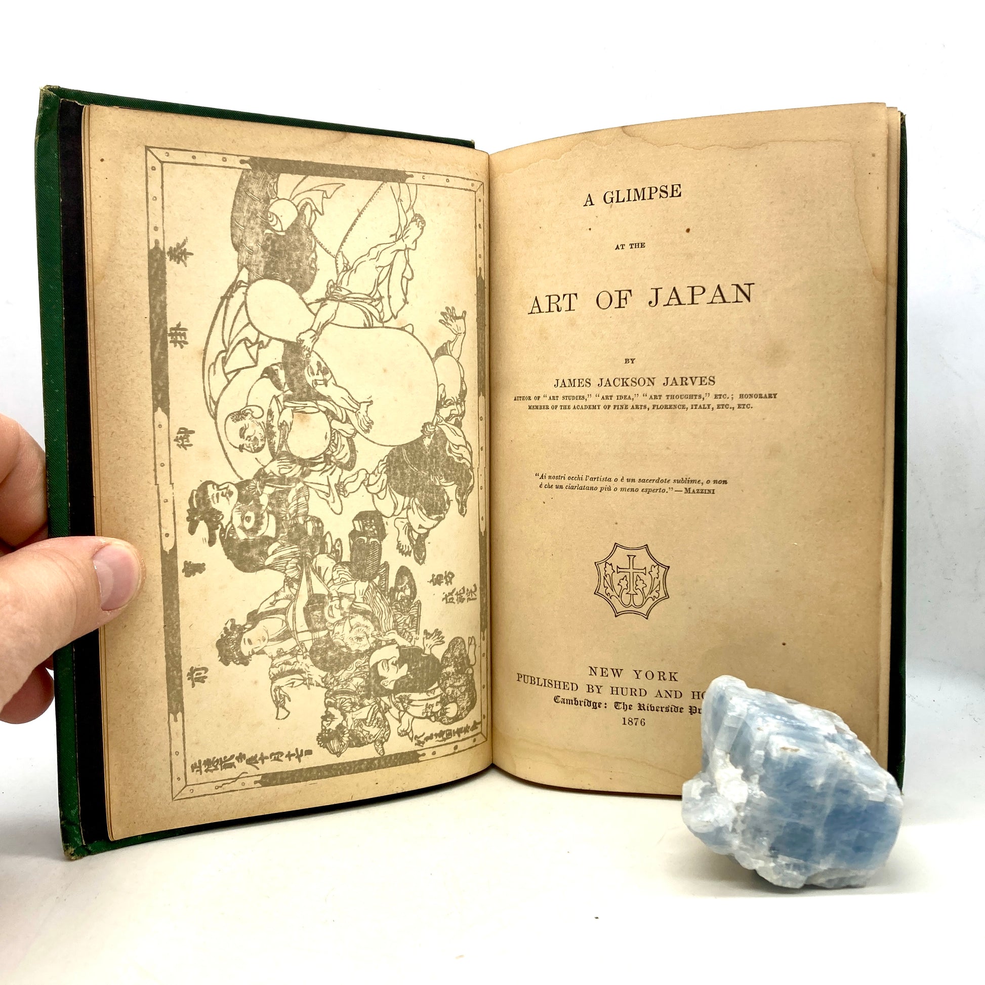 JARVES, James Jackson "A Glimpse at the Art of Japan" [Hurd & Houghton, 1876] - Buzz Bookstore