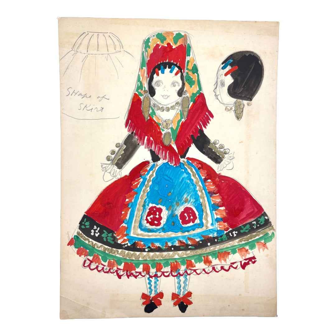 MARCO MONTEDORO “Original Costume Design Studies” [c1920s]