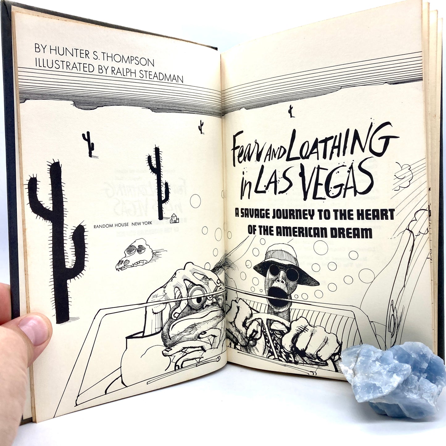 THOMPSON, Hunter S. "Fear and Loathing in Las Vegas" [Random House, 1971] 1st Edition