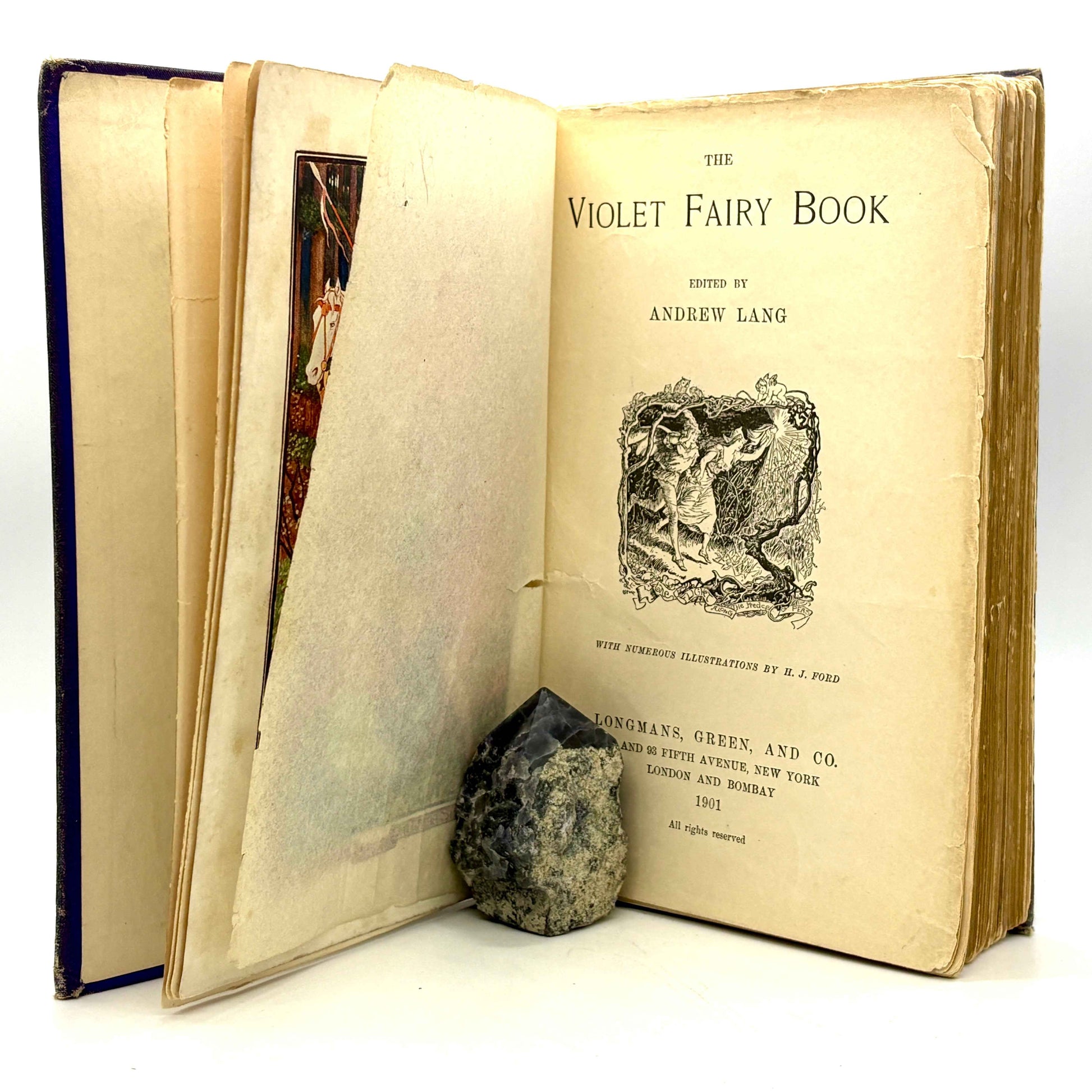 LANG, Andrew "The Violet Fairy Book" [Longmans Green & Co, 1901] 1st Edition
