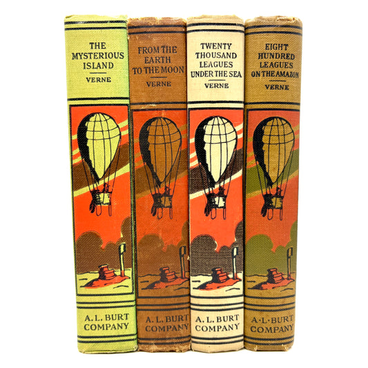 VERNE, Jules "Twenty Thousand Leagues Under the Sea" + 3 more [AL Burt, c1932]
