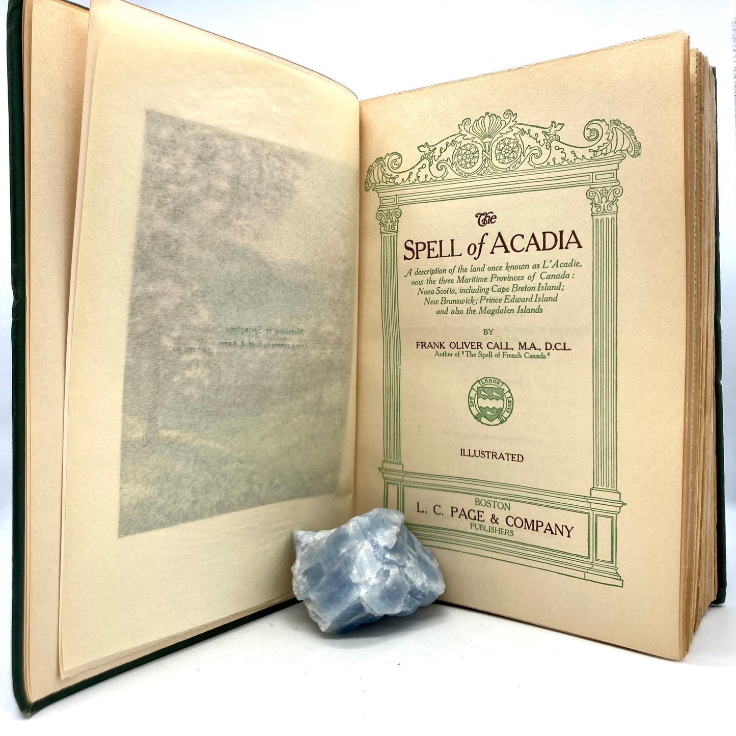 CALL, Frank Oliver "The Spell of Acadia" [LC Page, 1930] - Buzz Bookstore