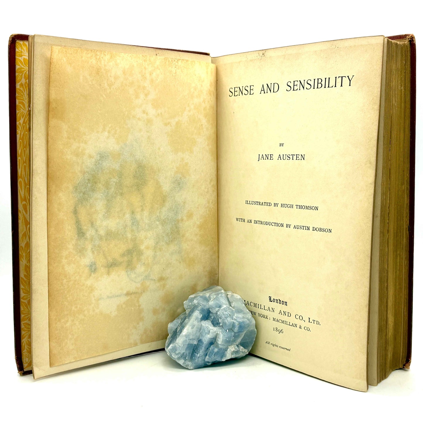 AUSTEN, Jane “Sense and Sensibility” [Macmillan, 1896] Hugh Thomson, Peacock