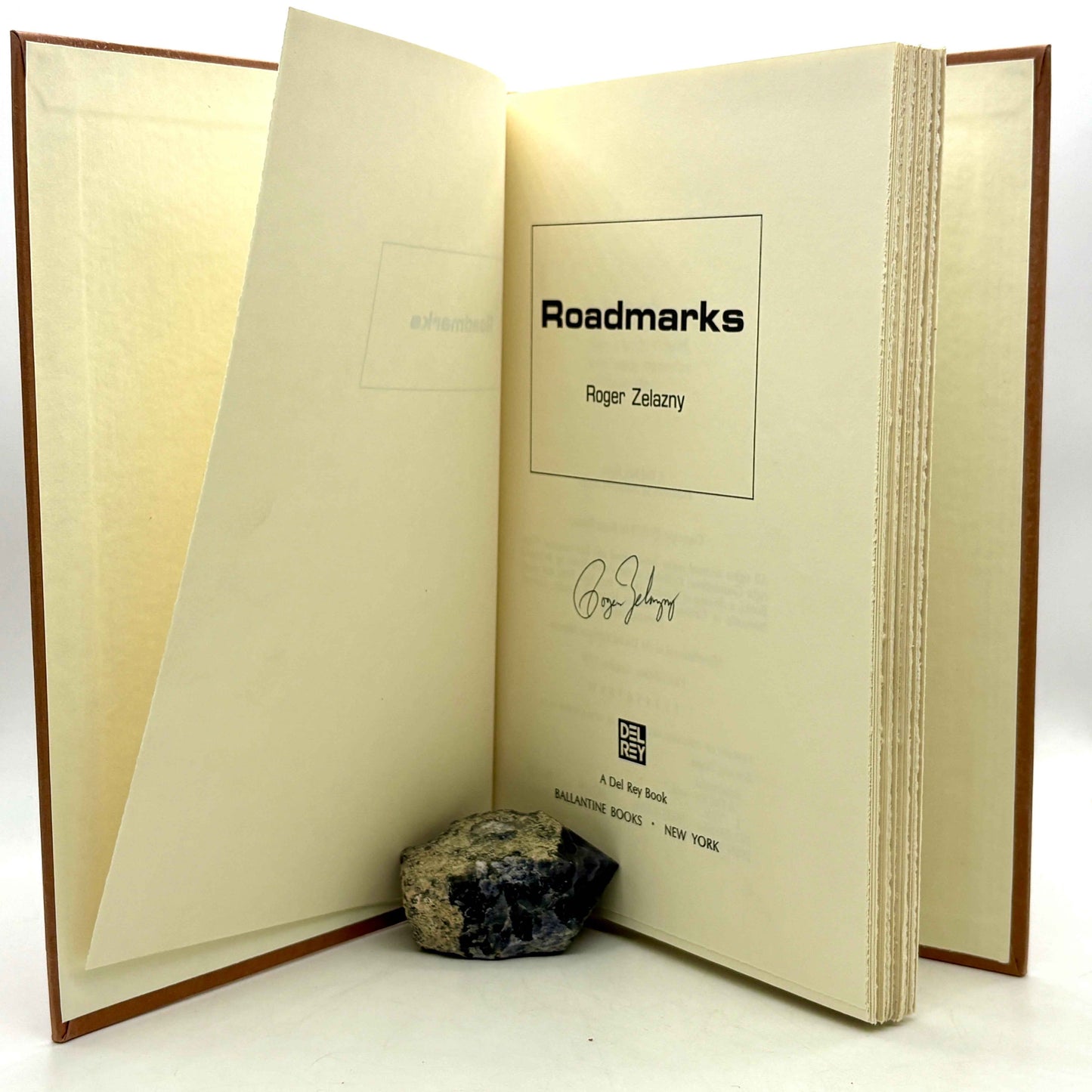 Zelazny, Roger “Roadmarks” [Ballantine Books, 1979] Signed 1st Edition