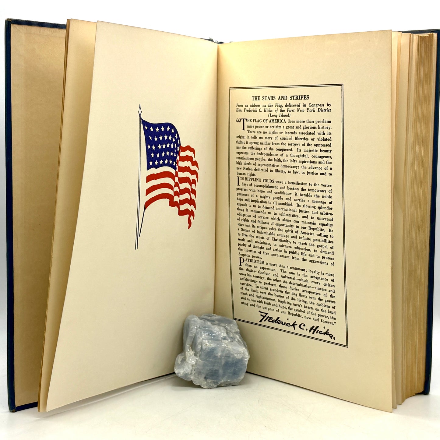 Hicks, Frederick C. "The Flag of the United States" [Privately Printed, 1926]