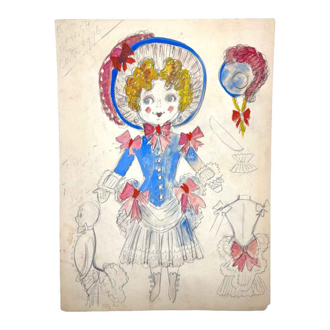 MARCO MONTEDORO “Original Costume Design Studies” [c1920s]