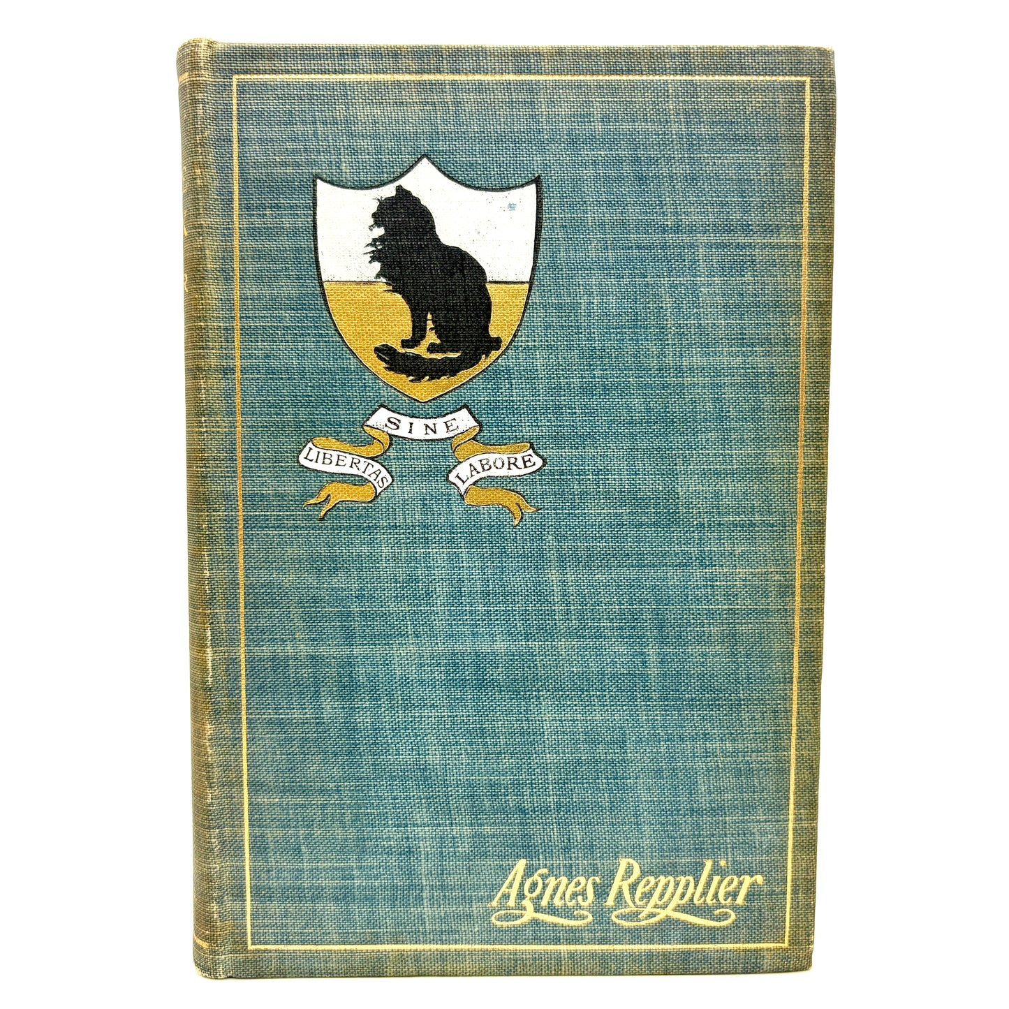 REPPLIER, Agnes "The Fireside Sphinx" [Houghton Mifflin, 1901] 1st Edition, Cats